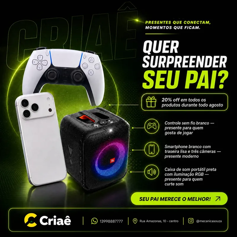 Produto feito no Criaê