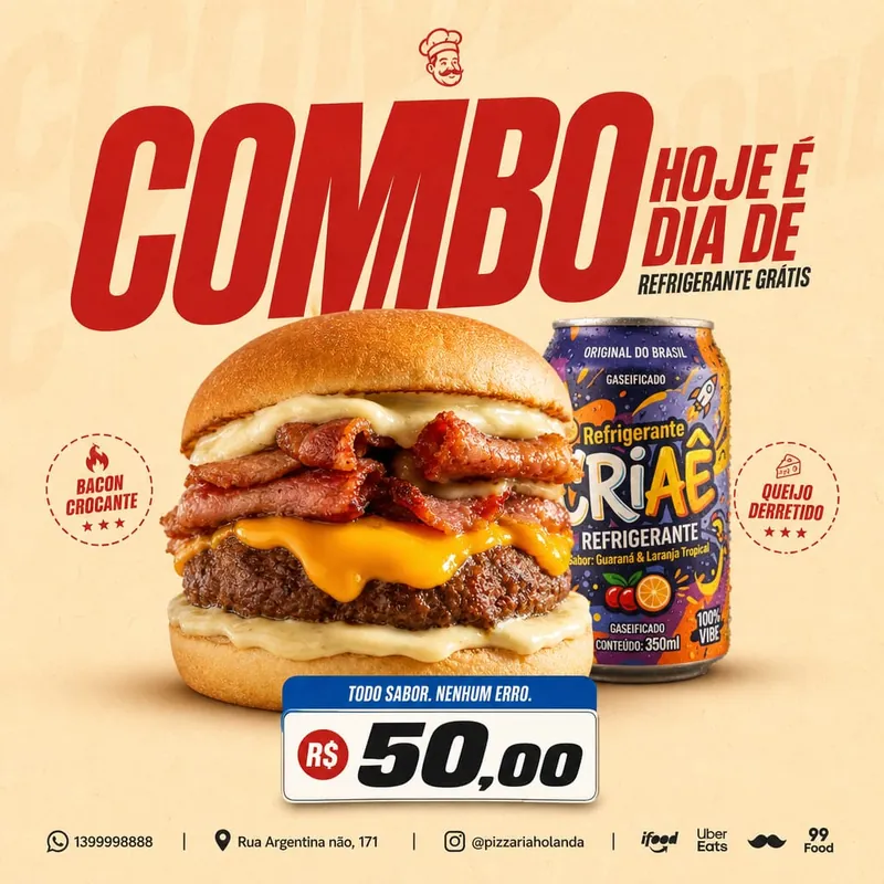 Promoção feito no Criaê
