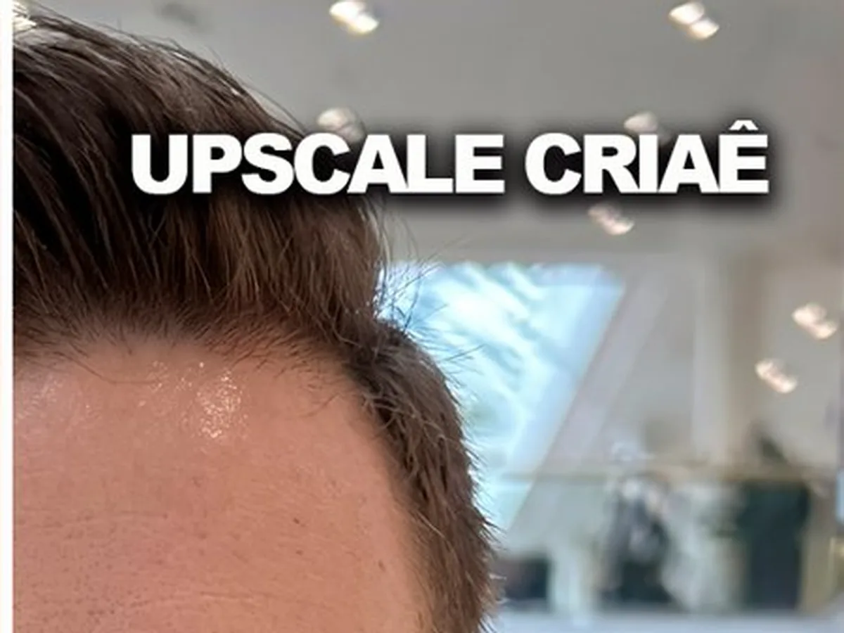 A mesma foto depois do upscale